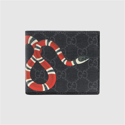 portafoglio gucci kingsnake|Portafoglio in GG Supreme con Kingsnake .